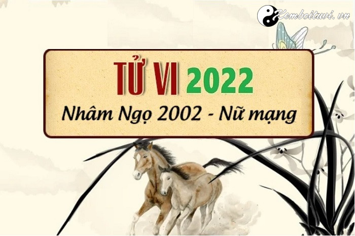 Xem tử vi tuổi Nhâm Ngọ năm 2022 nữ mạng 2002