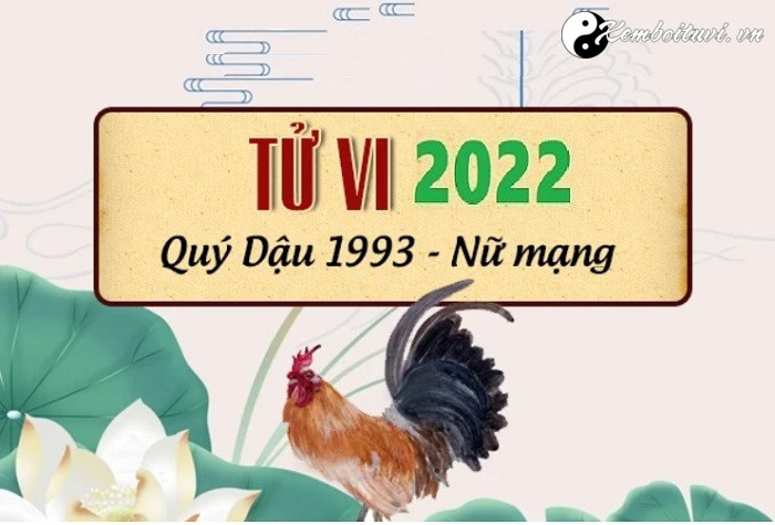 Xem tử vi tuổi Quí Dậu năm 2022 nữ mạng 1993